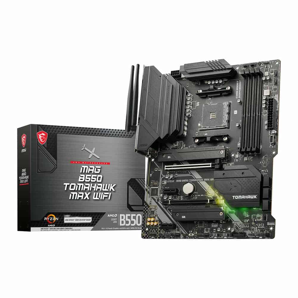 (image for) MSI AMD B550 MAG TOMAHAWK MAX WIFI PCIe 4.0 ATX Refurbished Motherboard